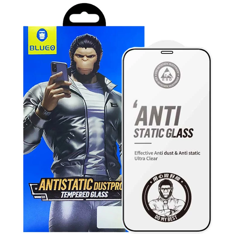 Защитное стекло Blueo Full Cover HD для Apple iPhone 12 Pro (6.1") фото 2 из 3