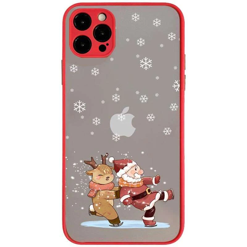 

TPU+PC чохол Christmas time на Apple iPhone 12 Pro Max (6.7") (Санта)