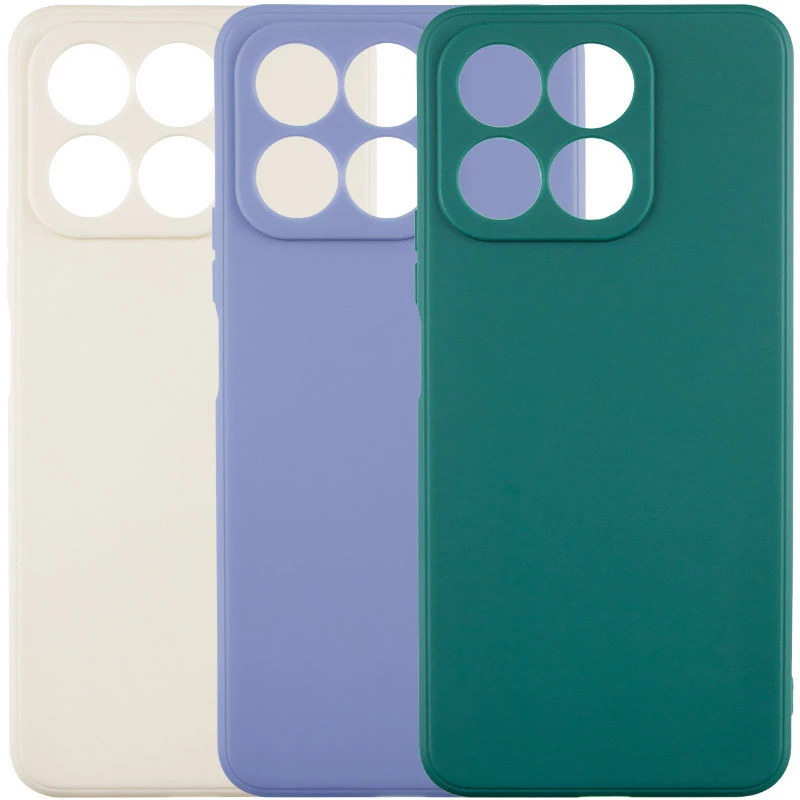 Кольоровий силіконовий чохол із захистом камери на Huawei Honor X8a фото 2 з 2