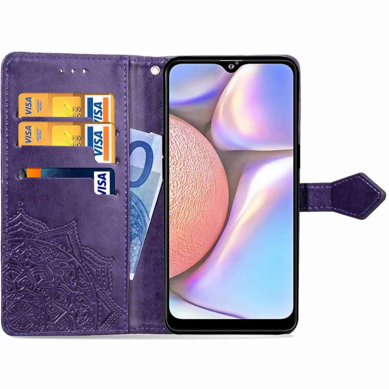 Кожаный чехол-книжка Art Case с визитницей для Samsung Galaxy A10s фото 6 из 8