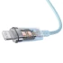 Дата кабель Baseus Explorer Type-C to Lightning 20W with Smart Temperature Control (1m) (CATS01020) – Blue. Фото 6 з 6