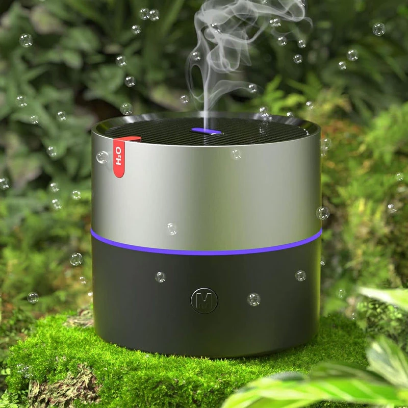 Зволожувач повітря з підсвічуванням WX107 Type-C/5V USB 230ml – Black. Фото 2 з 7