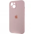 Чехол Silicone Case с защитой камеры для Apple iPhone 13 (6.1") – Розовый / Chalk Pink. Фото 4 из 7