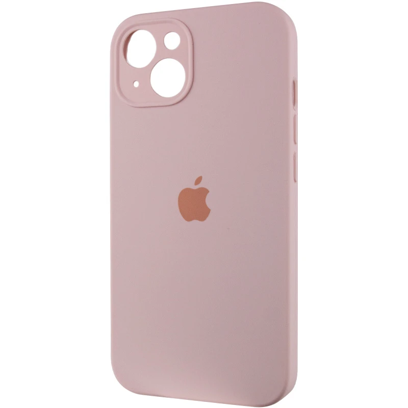 Чехол Silicone Case с защитой камеры для Apple iPhone 14 (6.1") – Розовый / Chalk Pink. Фото 3 из 6