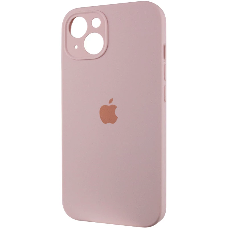 Чехол Silicone Case с защитой камеры для Apple iPhone 15 (6.1") – Розовый / Chalk Pink. Фото 3 из 6