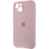 Чехол Silicone Case с защитой камеры для Apple iPhone 15 Plus (6.7") – Розовый / Chalk Pink. Фото 3 из 6