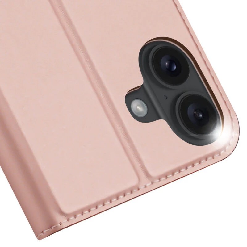 Чехол-книжка Dux Ducis для Apple iPhone 16 – Rose Gold. Фото 2 из 6