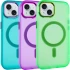 Цветной TPU+PC с MagSafe на Apple iPhone 13 (6.1") фото 2 из 5