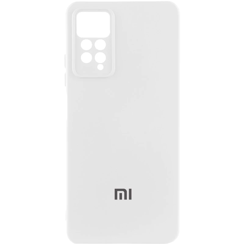 Чехол Silicone Case Lakshmi Premium L с закрытой камерой для Xiaomi Redmi Note 11 Pro 4G/5G – Белый / White. Фото 1 из 1