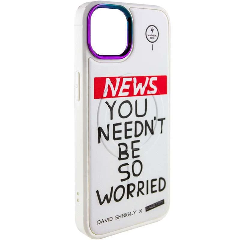 Чехол с MagSafe Funny pictures для Apple iPhone 13 (6.1") – News. Фото 2 из 5