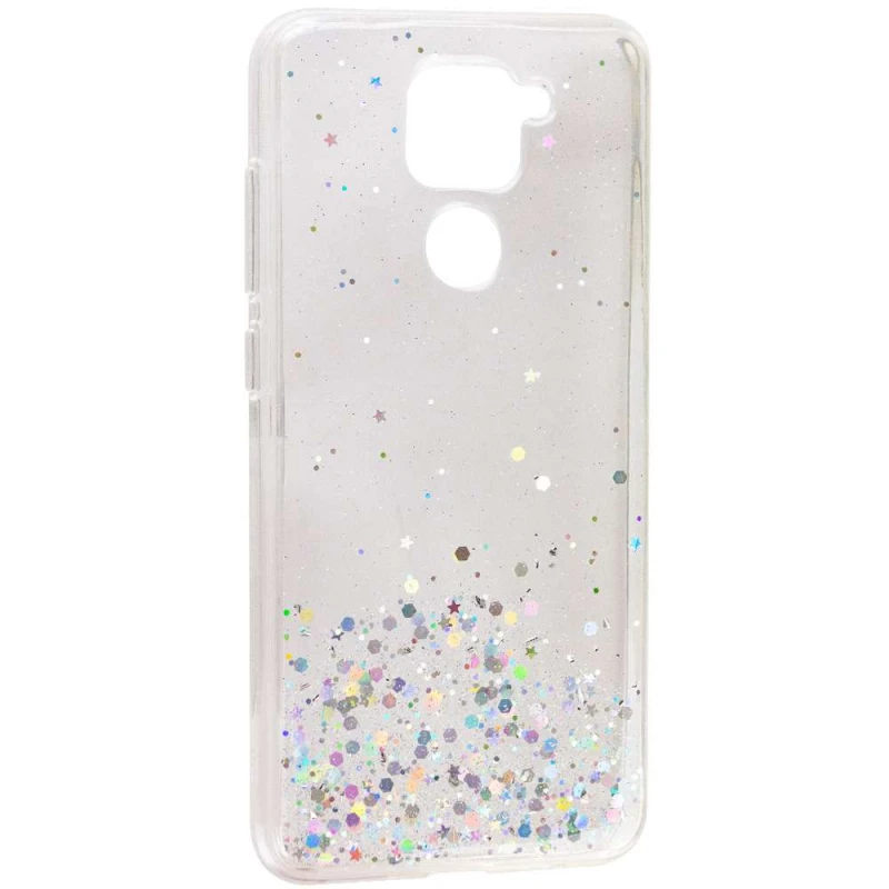 

Силіконовий чохол Star Glitter на Xiaomi Redmi Note 9 / Redmi 10X (Прозорий)