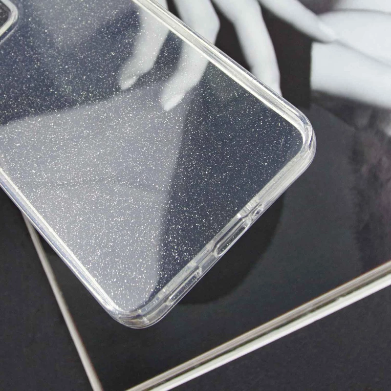 Прозрачный чехол с блестками Xiaomi Redmi Note 13 Pro+ – Clear. Фото 7 из 8