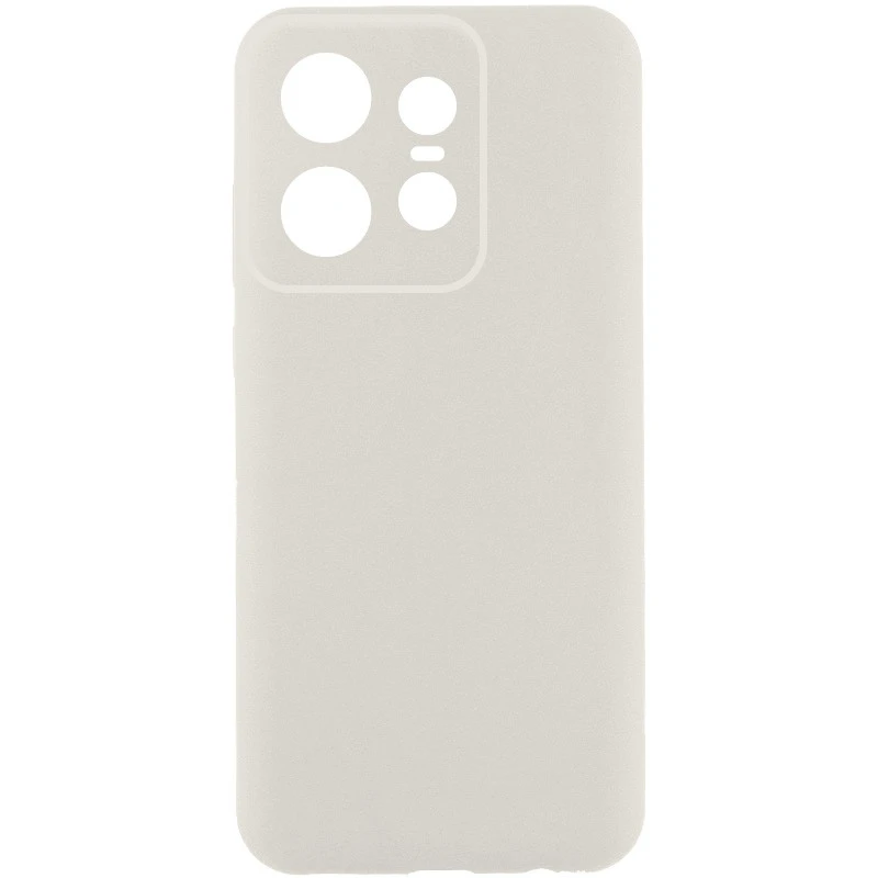 Чехол Silicone Case Lakshmi Premium з закритою камерою на Motorola Edge 50 Pro – Белый / White. Фото 1 из 1