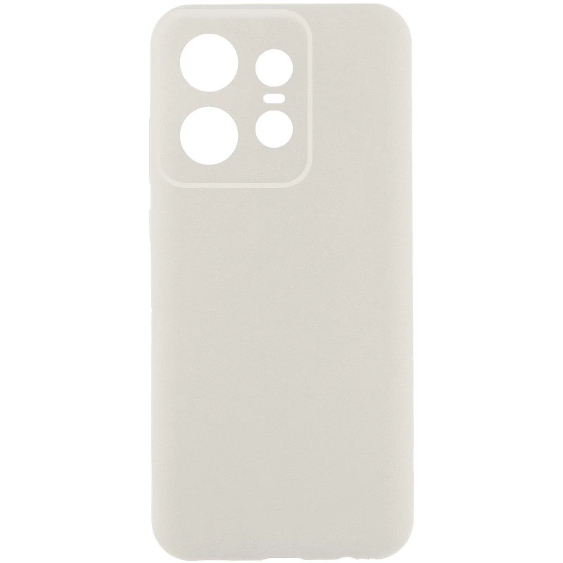 Чохол Silicone Case Lakshmi Premium з закритою камерою на Motorola Edge 50 Pro – Білий / White. Фото 1 з 1