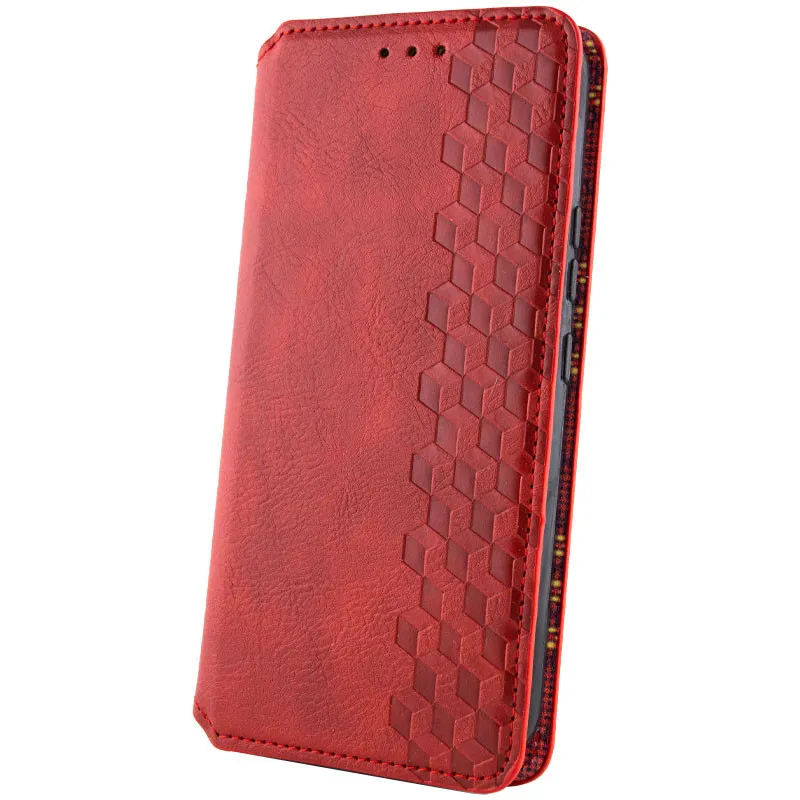 Чехол книжка GETMAN Cubic для Xiaomi 14 – Красный. Фото 6 из 8