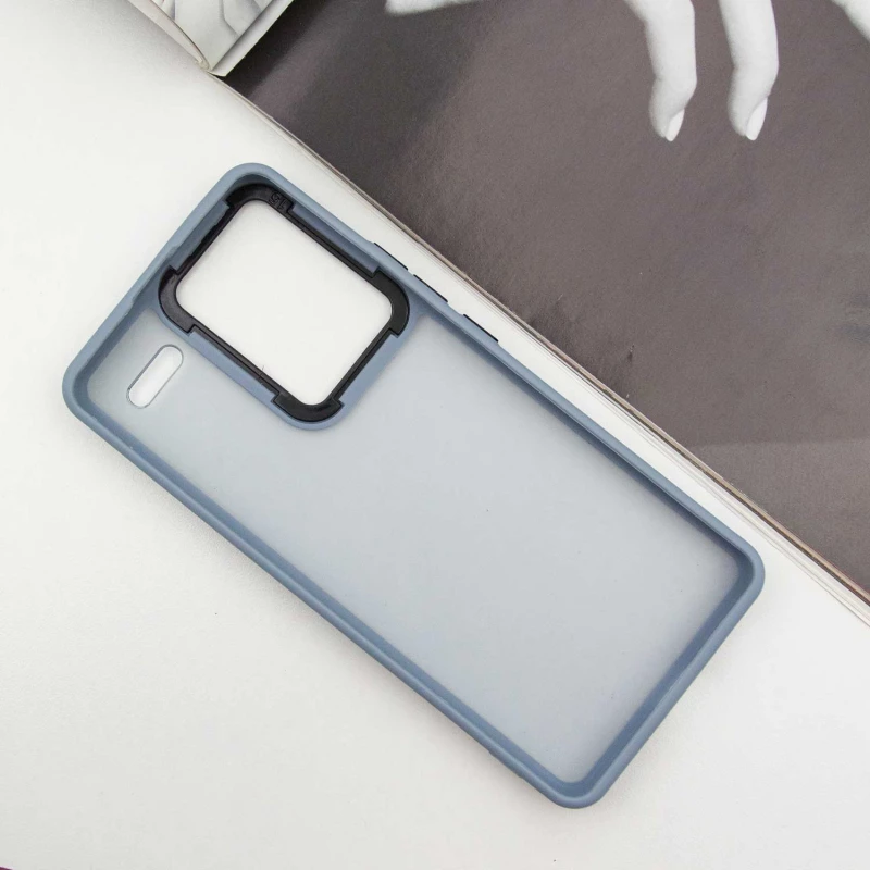 Чехол TPU+PC Lyon Frosted на Xiaomi Redmi Note 13 Pro+ – Sierra Blue. Фото 5 из 8