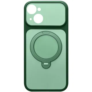 Чехол Ummi Full Camera with Magnetic Fit HQ Ring для Apple iPhone 13 (6.1") — Green
