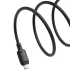 Дата кабель Baseus Silky Series OS Fast Charging USB to Lightning 2.4A (1m) (P1037770) – Cluster Black. Фото 2 з 5