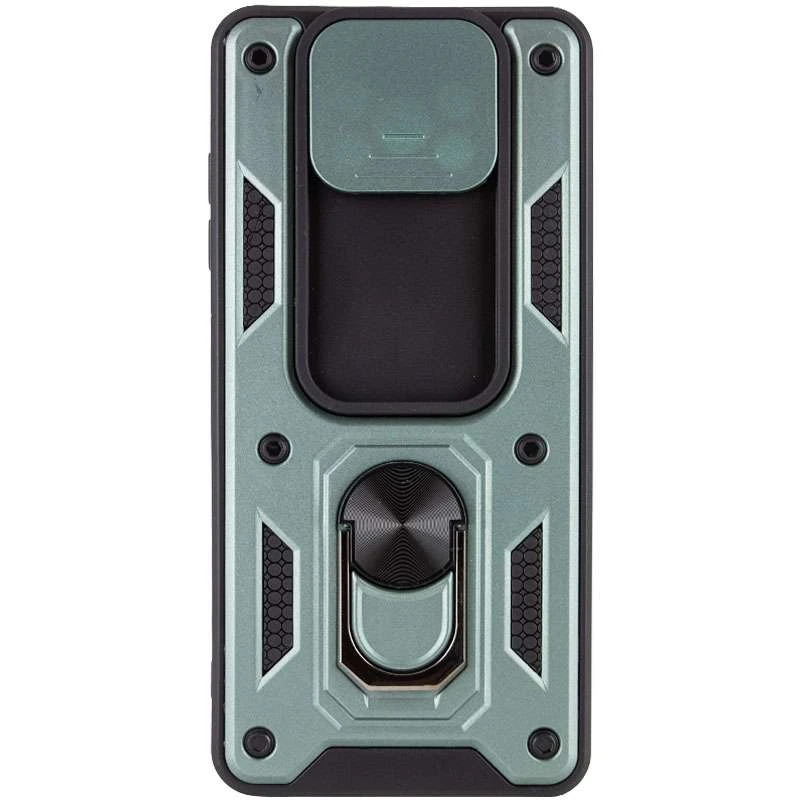 Ударопрочный чехол Serge Ring с защитой камеры для Xiaomi Poco X3 NFC / Poco X3 Pro – Зеленый. Фото 3 из 5