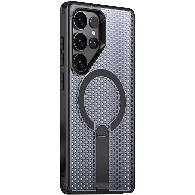 Чехол TPU Breeze with MagSafe stand для Samsung Galaxy S25 Ultra – Black. Фото 2 из 2