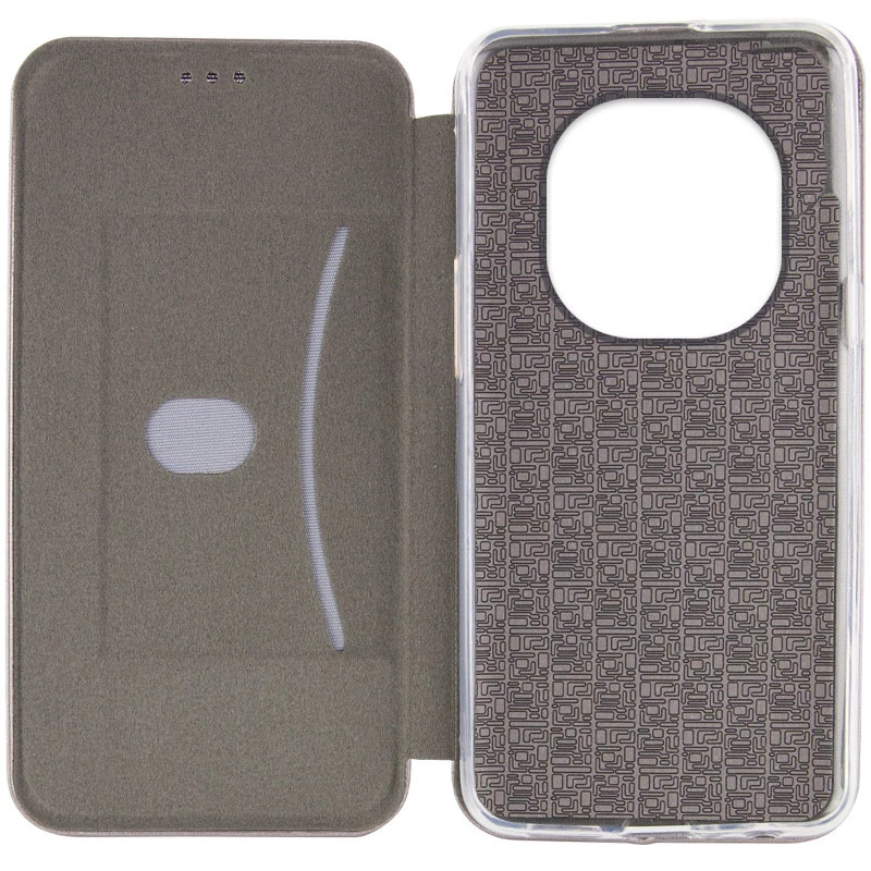 Чехол-книжка классический для Xiaomi Redmi Note 14 Pro 5G – Серый. Фото 7 из 8