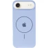 Чохол Silicone Case Full Protective (AA) V2 with MagSafe для Apple iPhone 17 Air (6.5") – Блакитний / Lilac Blue. Фото 5 з 11