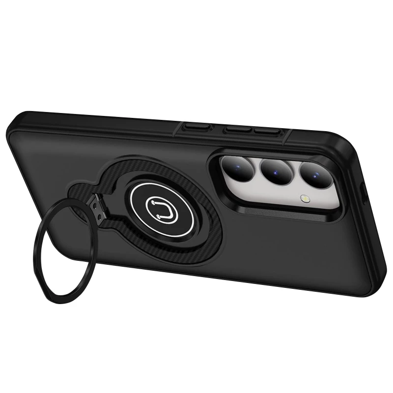 TPU+Textured PC Magnet для Samsung Galaxy S24+ – Black. Фото 2 из 4