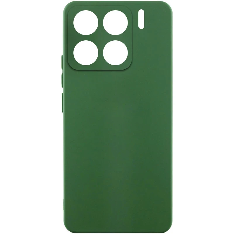 Чохол Silicone Case Lakshmi Plus з закритою камерою на Xiaomi 15 Pro – Зелений / Dark green. Фото 1 з 3