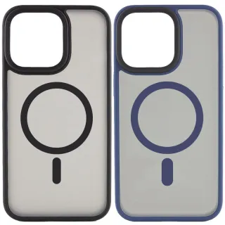 TPU+PC чехол Metal Buttons with Magnetic Fit для Apple iPhone 15 Plus (6.7")