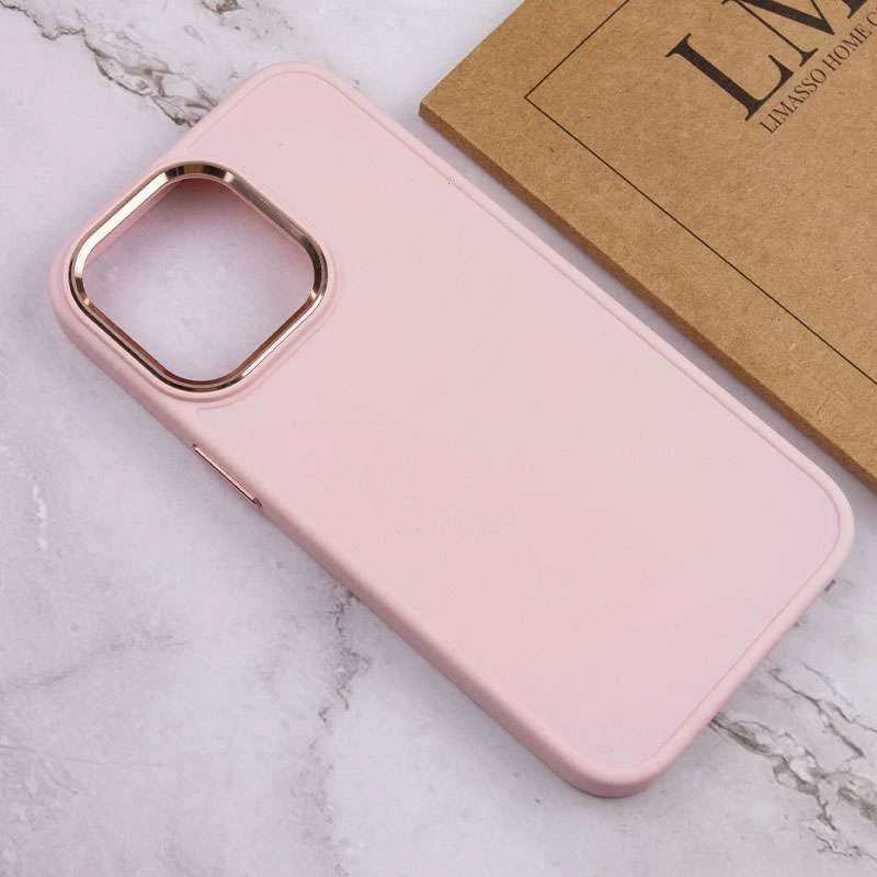 TPU чохол Bonbon з металевими кнопками на Apple iPhone 13 Pro Max (6.7") – Рожевий / Light pink. Фото 8 з 10