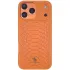 Кожаная накладка Santa Barbara Polo & Racquet Club Series Knight для Apple iPhone 17 Pro Max (6.9") – Orange. Фото 1 из 1