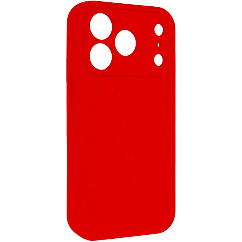 Чехол Silk Full Camera Protective (AA) NO LOGO для Apple iPhone 17 Pro Max (6.9") – Красный / Red. Фото 1 из 5