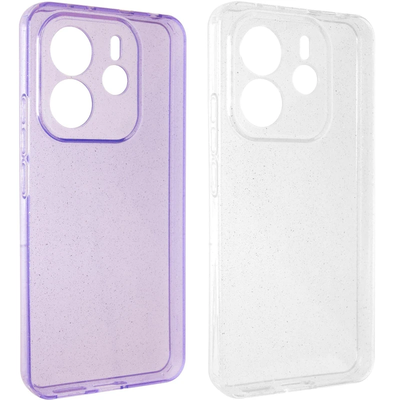 Блискучий силіконовий чохол на Xiaomi Redmi Note 14 4G (Europe version) фото 2 з 2