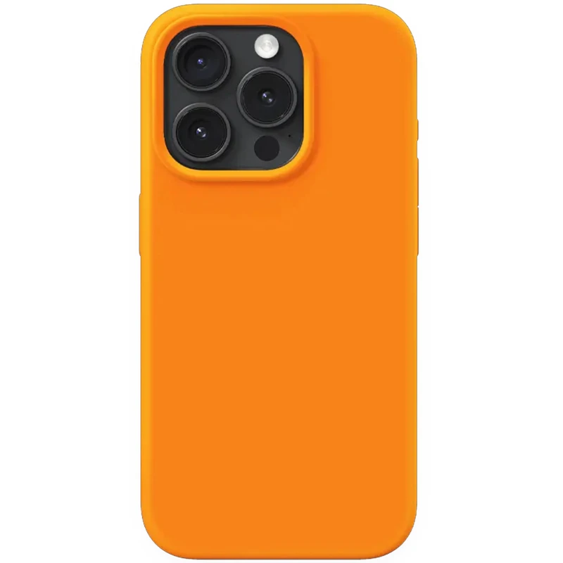 Silicone Case (AA) NO LOGO with MagSafe для Apple iPhone 17 Pro Max (6.9") – Помаранчевий / Orange. Фото 1 з 1