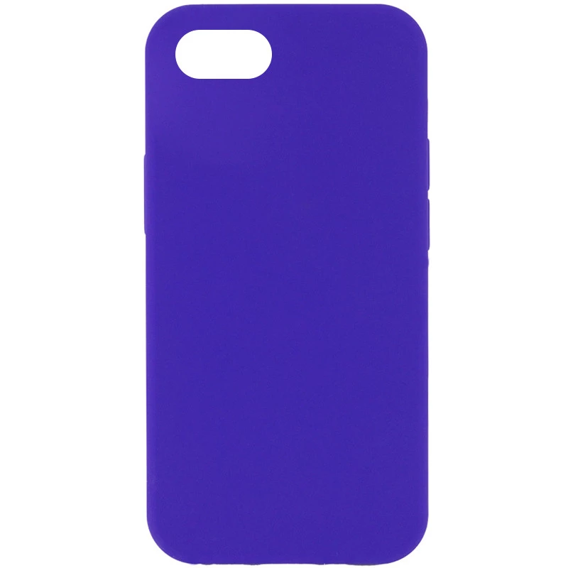 Чехол с закрытым низом Silicone Case для Apple iPhone SE (2020) – Фиолетовый / Ultra Violet. Фото 1 из 3