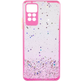 Чехол с блестками и защитой камеры для Xiaomi Poco X4 Pro 5G фото 1 из 2