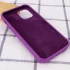 Чохол Silicone Case з закритим низом на Apple iPhone 12 Pro Max (6.7") – Фіолетовий / Grape. Фото 3 з 3