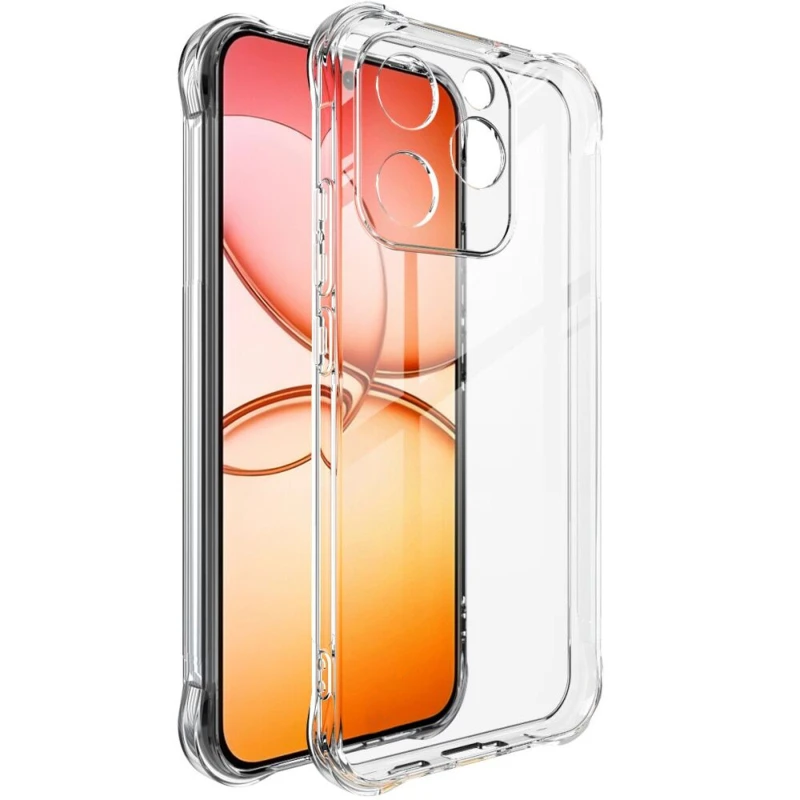 Ультратонкий силиконовый чехол GETMAN с крытыми бортами та камерою на Realme 15T фото 1 из 1