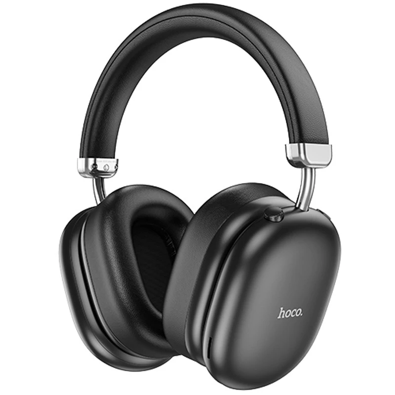 Накладні бездротові навушники Hoco W35 Max Auspicious ANC – Black. Фото 1 з 5