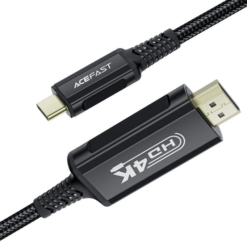 Дата кабель Acefast C1-10 USB-C to HDTV (1.8m) – Black. Фото 6 из 9