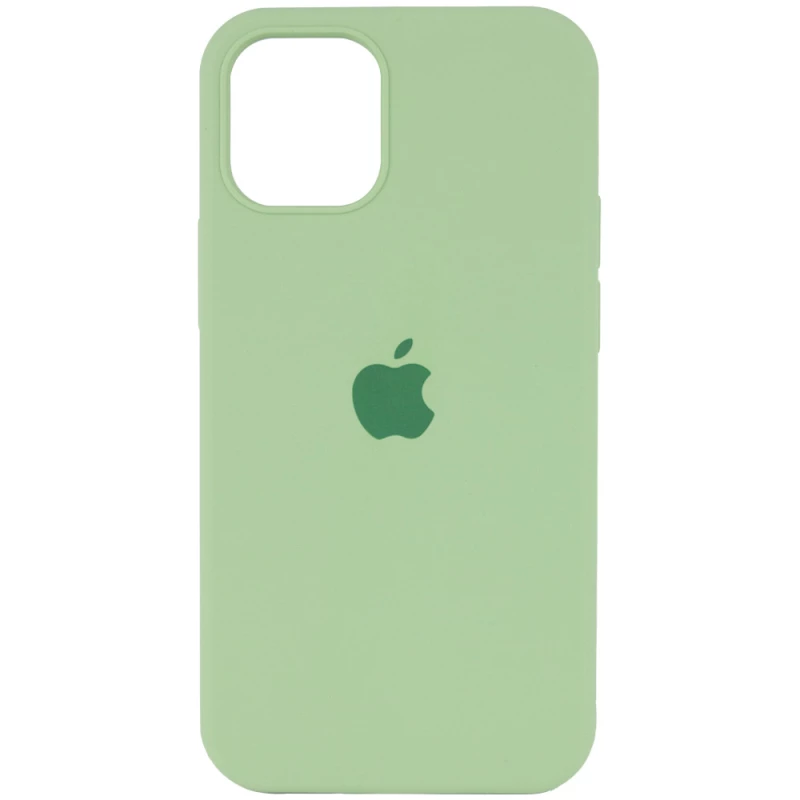 

Чехол Silicone Case с закрытым низом для Apple iPhone 16 (Мятный / Mint), М'ятний / mint