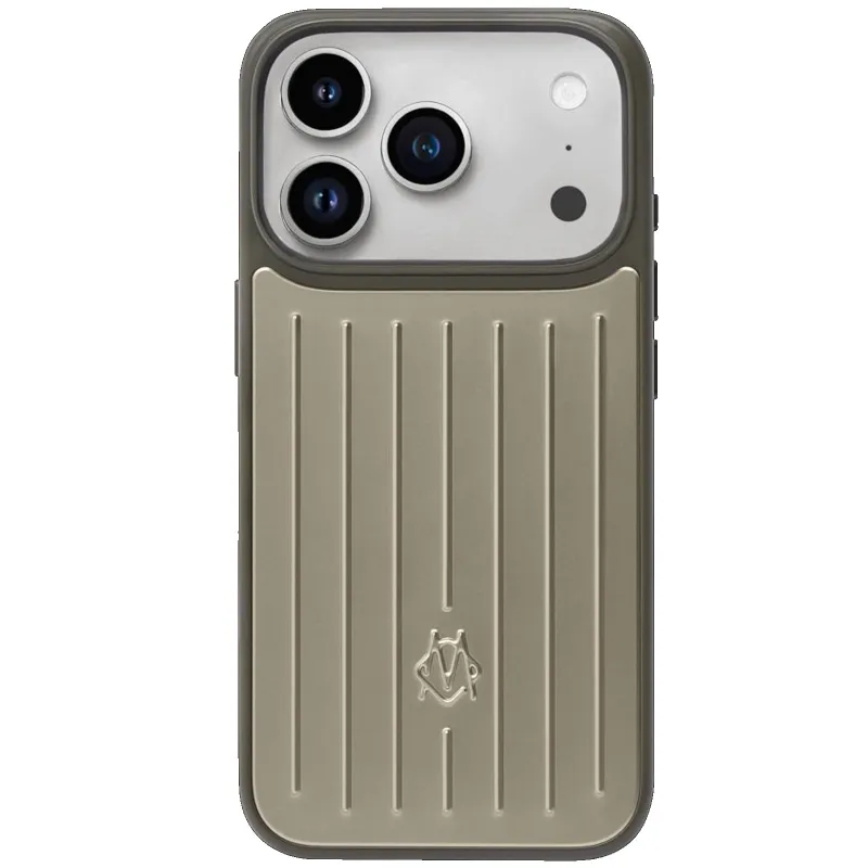 Чехол TPU+Metal Rimowa Style (AAA) для Apple iPhone 18 Pro Max – Titanium. Фото 1 из 1