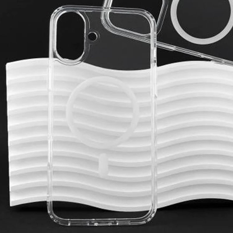 Чохол fibre diamond with MagSafe для Apple iPhone 17 (6.3") – Clear. Фото 4 з 4