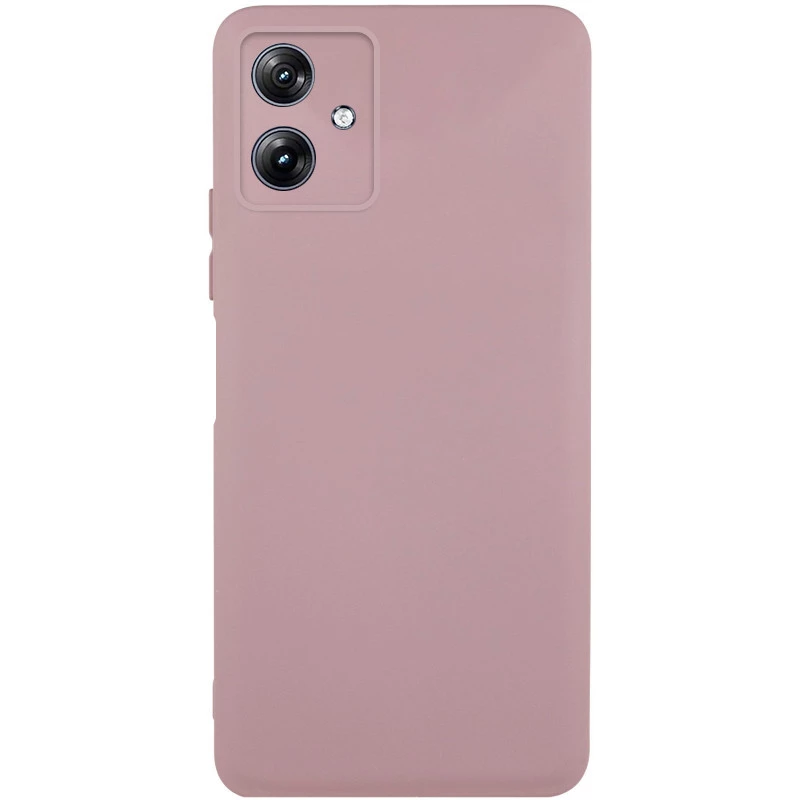 Кольоровий силіконовий чохол GETMAN із закритою камерою для Motorola Moto G54 – Рожевий / Pink Sand. Фото 1 Кольоровий силіконовий чохол GETMAN із закритою камерою для Motorola Moto G54 – Рожевий / Pink Sand. Фото 1 з 1