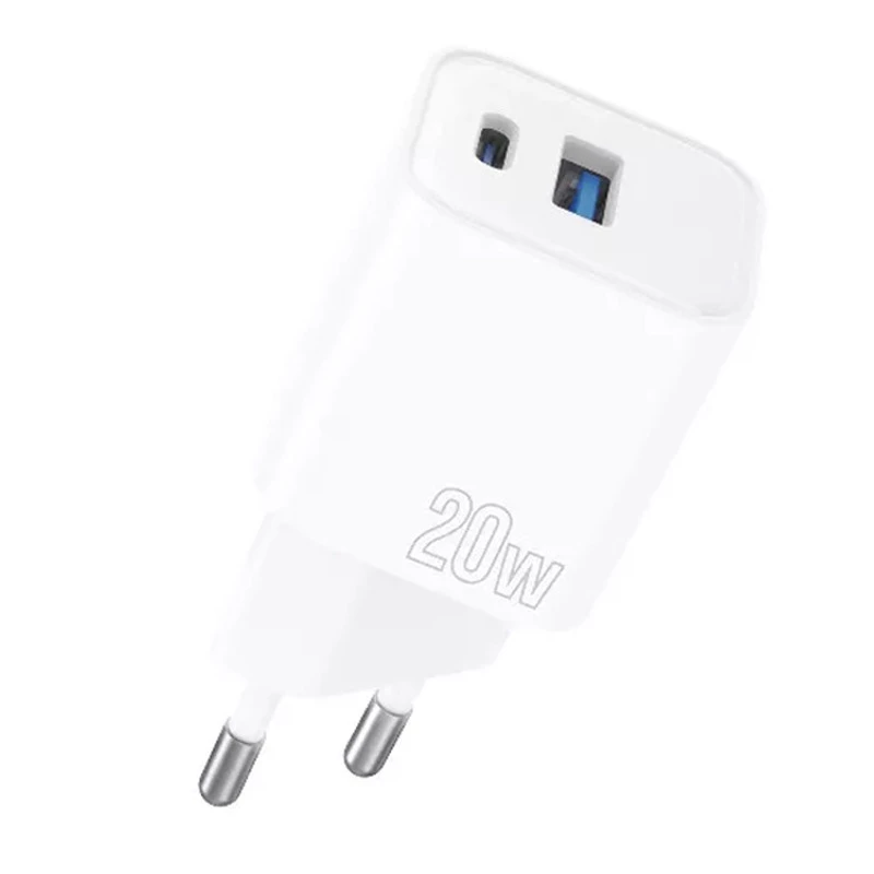 

МЗП Proove Silicone Power Plus 20W (Type-C+USB) (White)