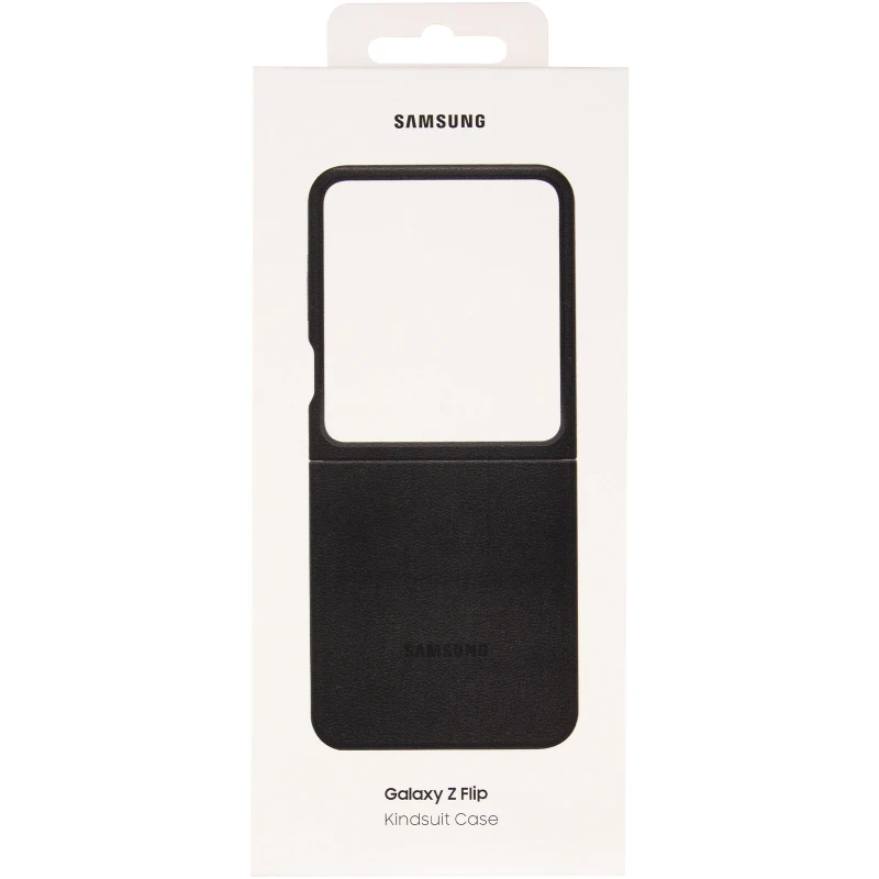 Шкіряний чохол Leather Case Premium на Samsung Galaxy Z Flip6 – Black. Фото 10 з 10