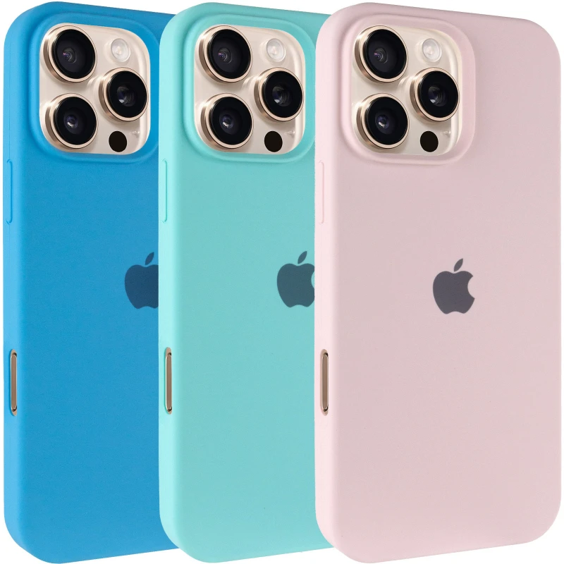 Чохол Silicone Case з закритим низом на Apple iPhone 16 Pro фото 3 з 3