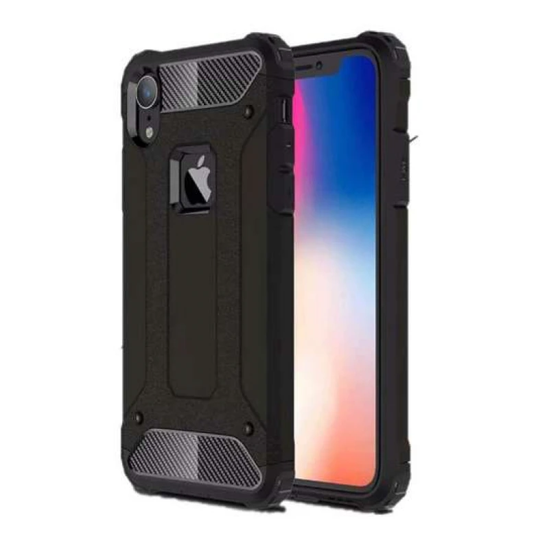 

Протиударний чохол з посиленими кутами Immortal на Apple iPhone XR (6.1") (Чорний)