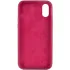 Чохол Silk Full Protective (AA) NO LOGO для Apple iPhone XS (5.8") – Бордовий / Plum. Фото 2 з 3