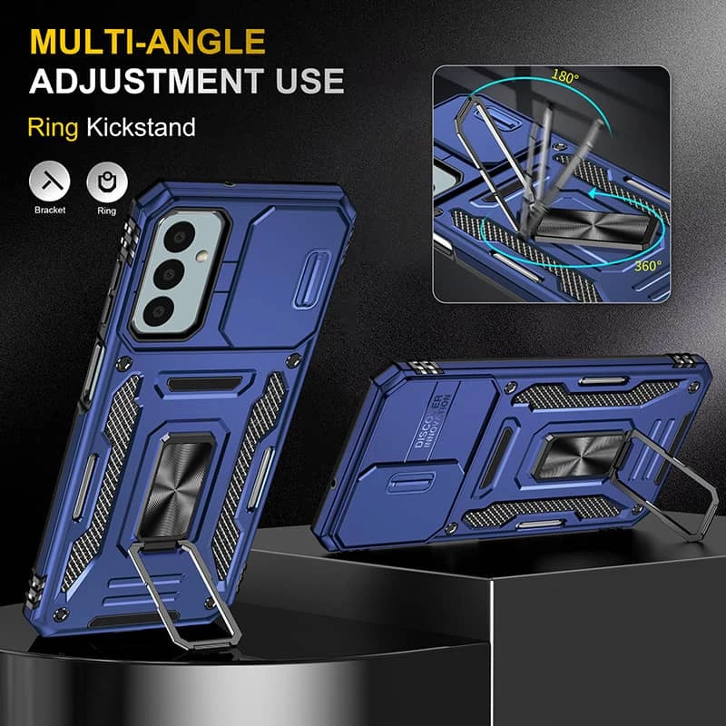 Ударопрочный чехол Square Ring c шторкой на камеру для Samsung Galaxy M13 4G – Синий / Navy. Фото 5 Ударопрочный чехол Square Ring c шторкой на камеру для Samsung Galaxy M13 4G – Синий / Navy. Фото 5 из 6